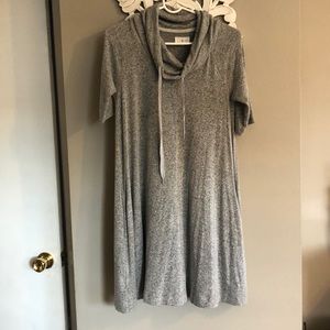 Lou and Grey soft funnel neck dress
